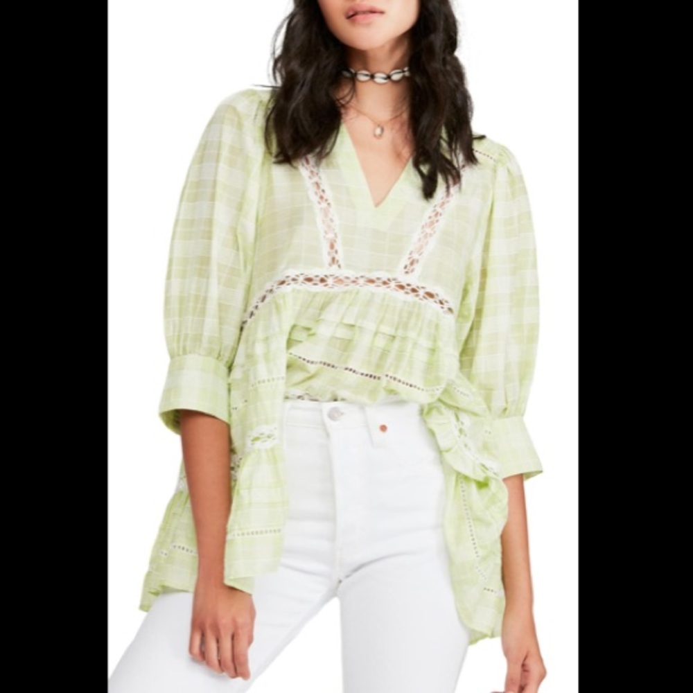 Free People Time Out Lace Tunic